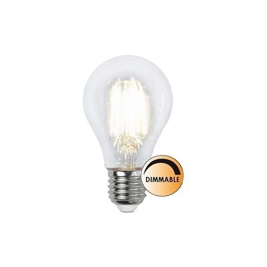 Globen Lighting Lyskilde LED filament 7 W dæmpbar E27 Normal Klar