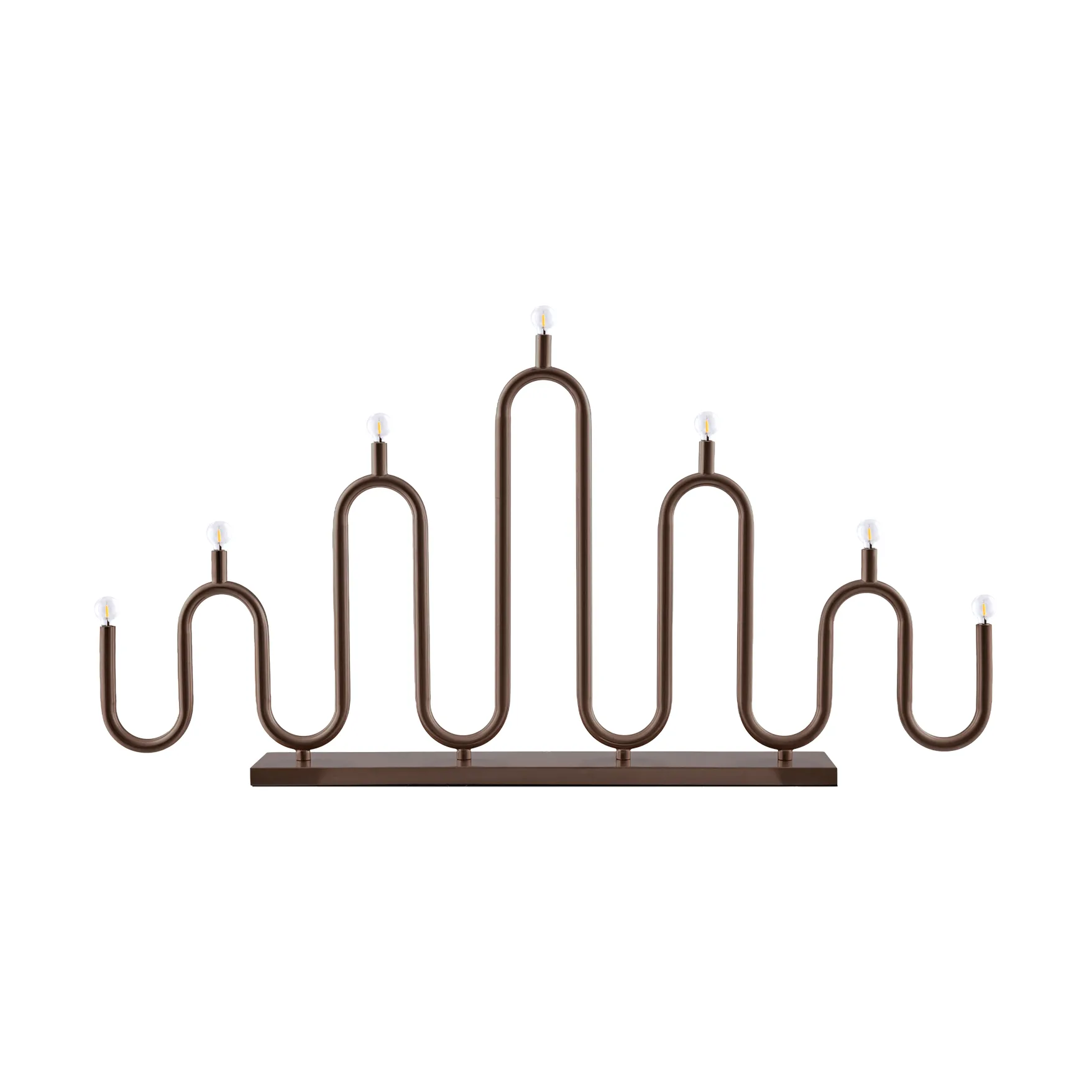 Globen Lighting Noel 7 adventsljusstake Bronze