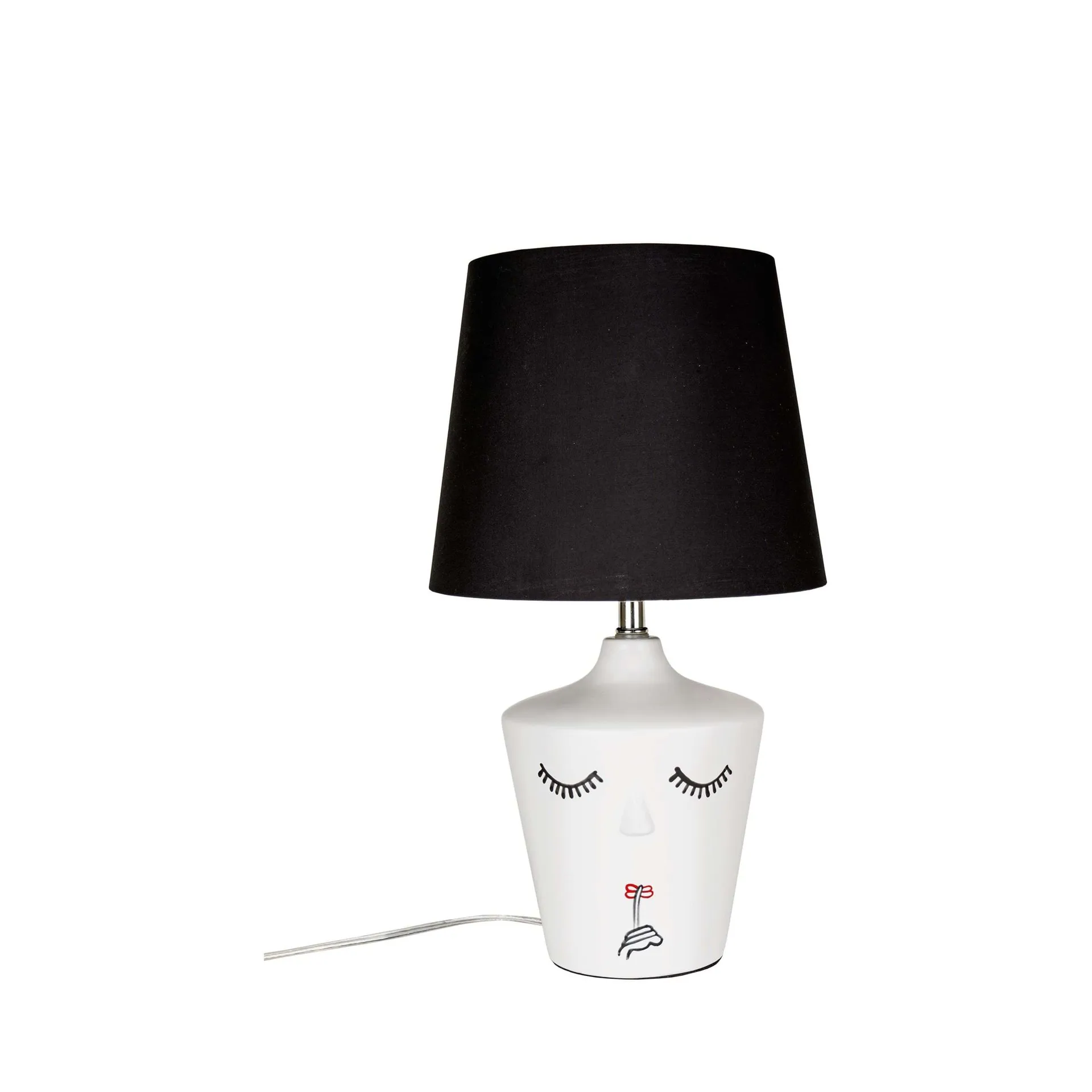 Globen Lighting Nora bordlampe Sort-hvid