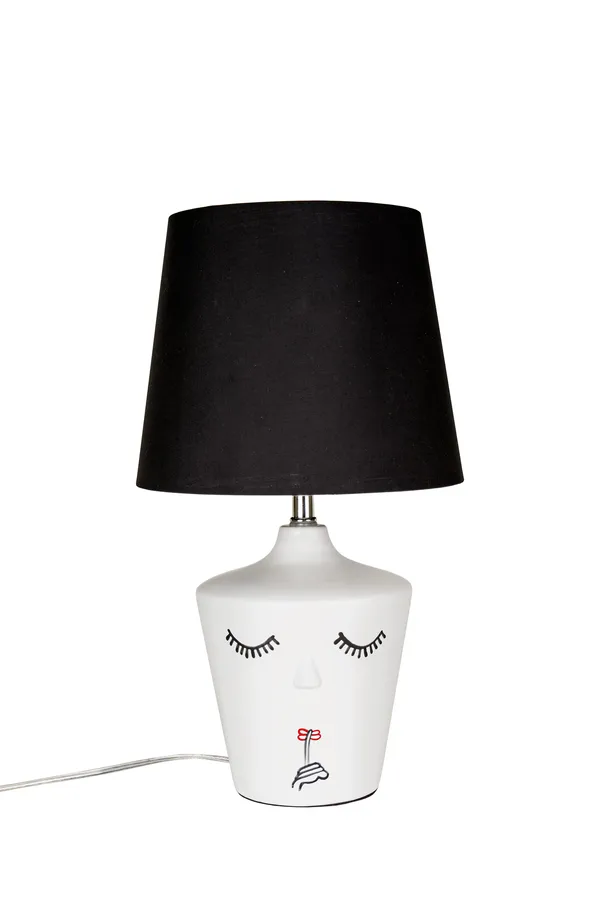 Nora bordslampa, Svart