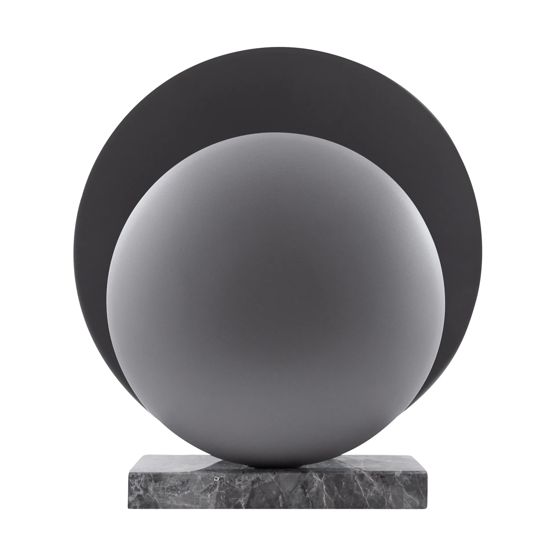 Orbit bordlampe grå marmor højde 32 cm - Globen Lighting - Stue - Design - Sten - Med én lyskilde