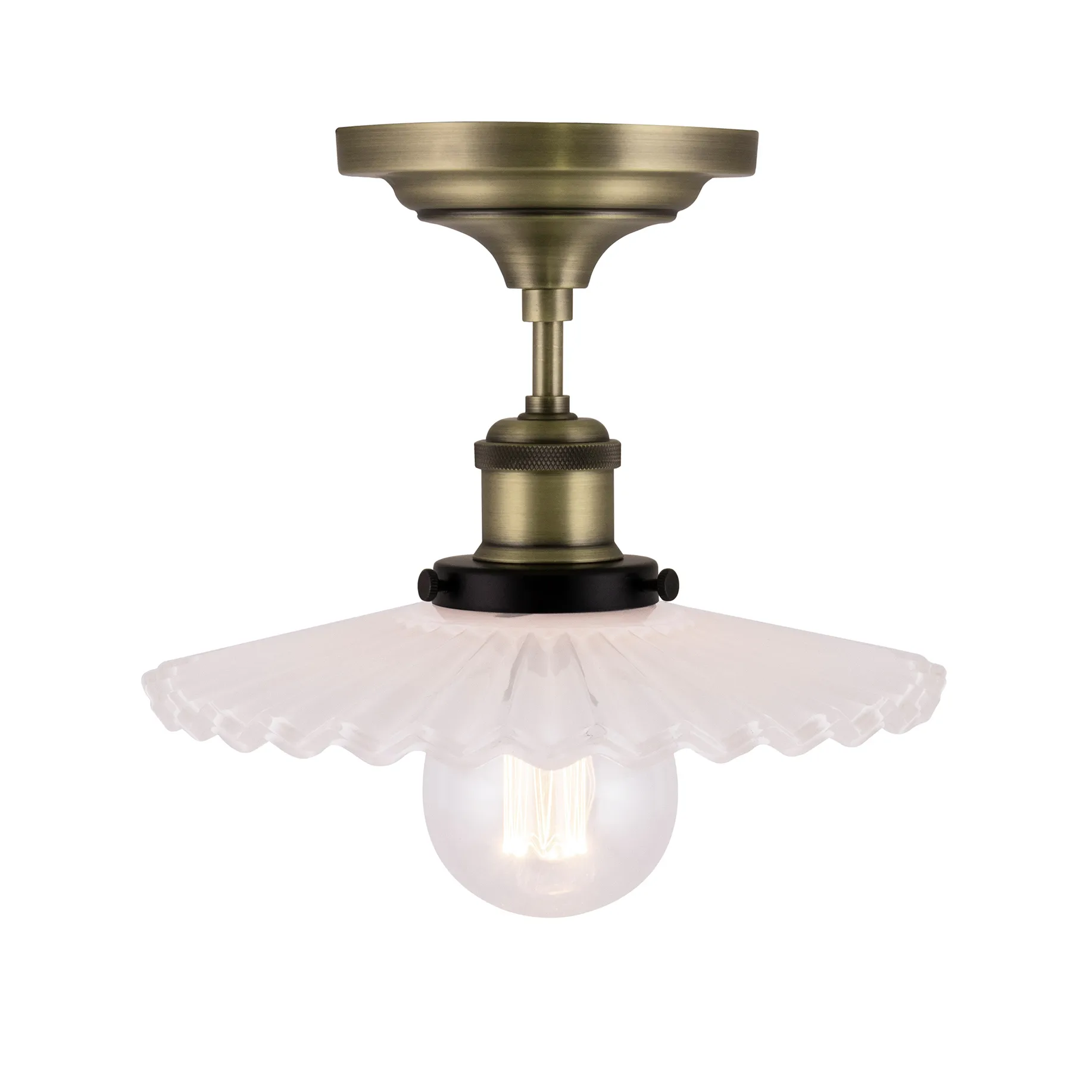 Globen Lighting Plafonnier Cobbler Blanc