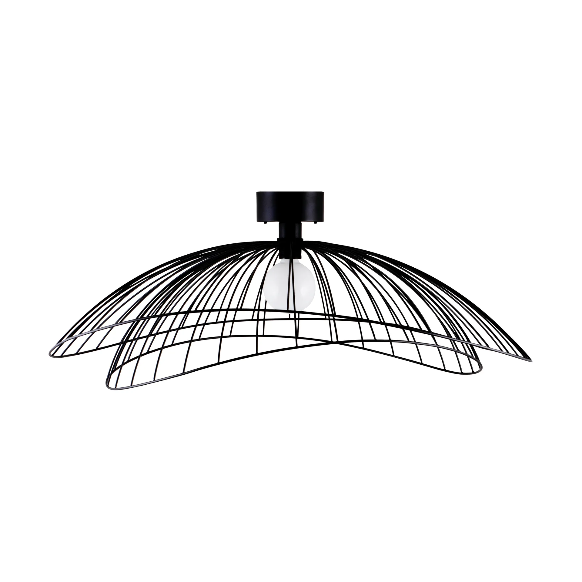 Globen Lighting Ray loftlampe Ø85 cm Sort