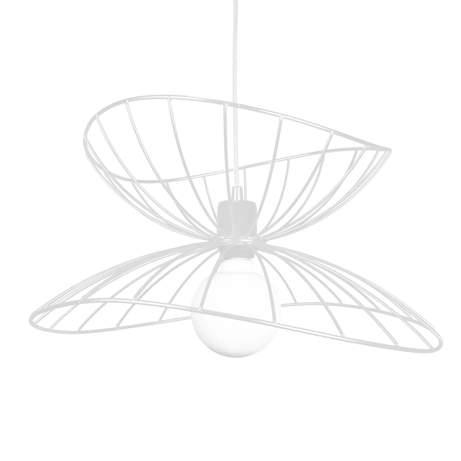 Globen Lighting Ray loftslampe Ø45 cm Hvid