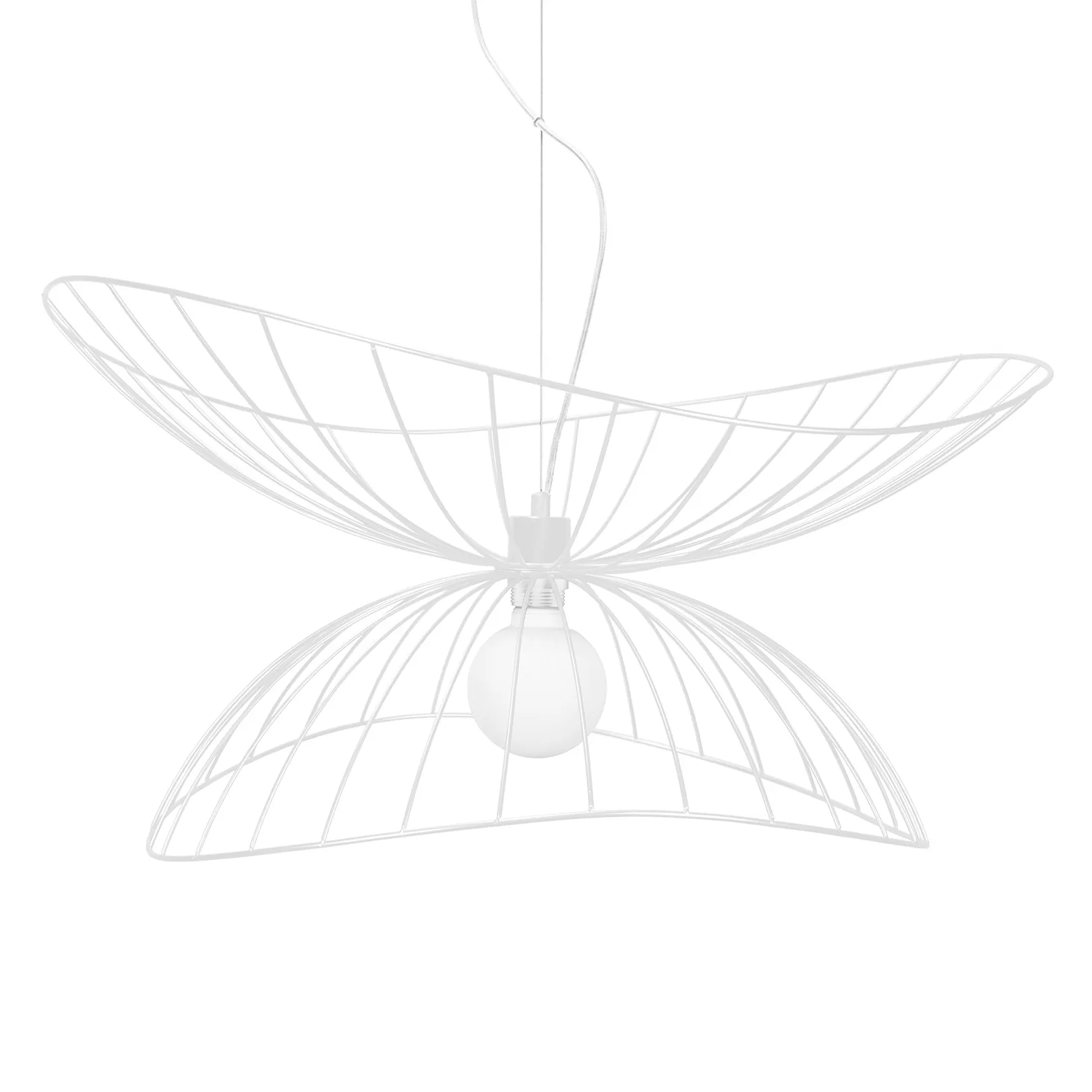 Ray 70 pendellampe White - Globen Lighting - Spisestue - Moderne - Metal - Med én lyskilde