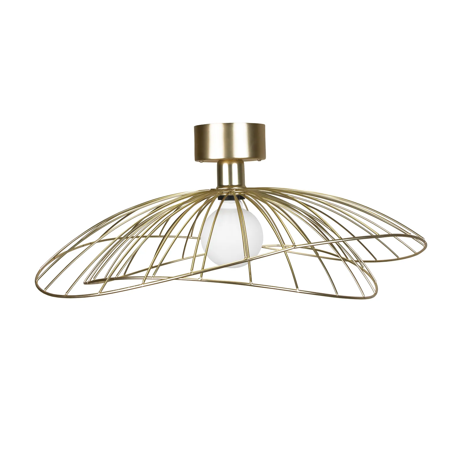 Ray 60 Væg-/Loftlampe Messing - Globen Lighting - Stue - Metal
