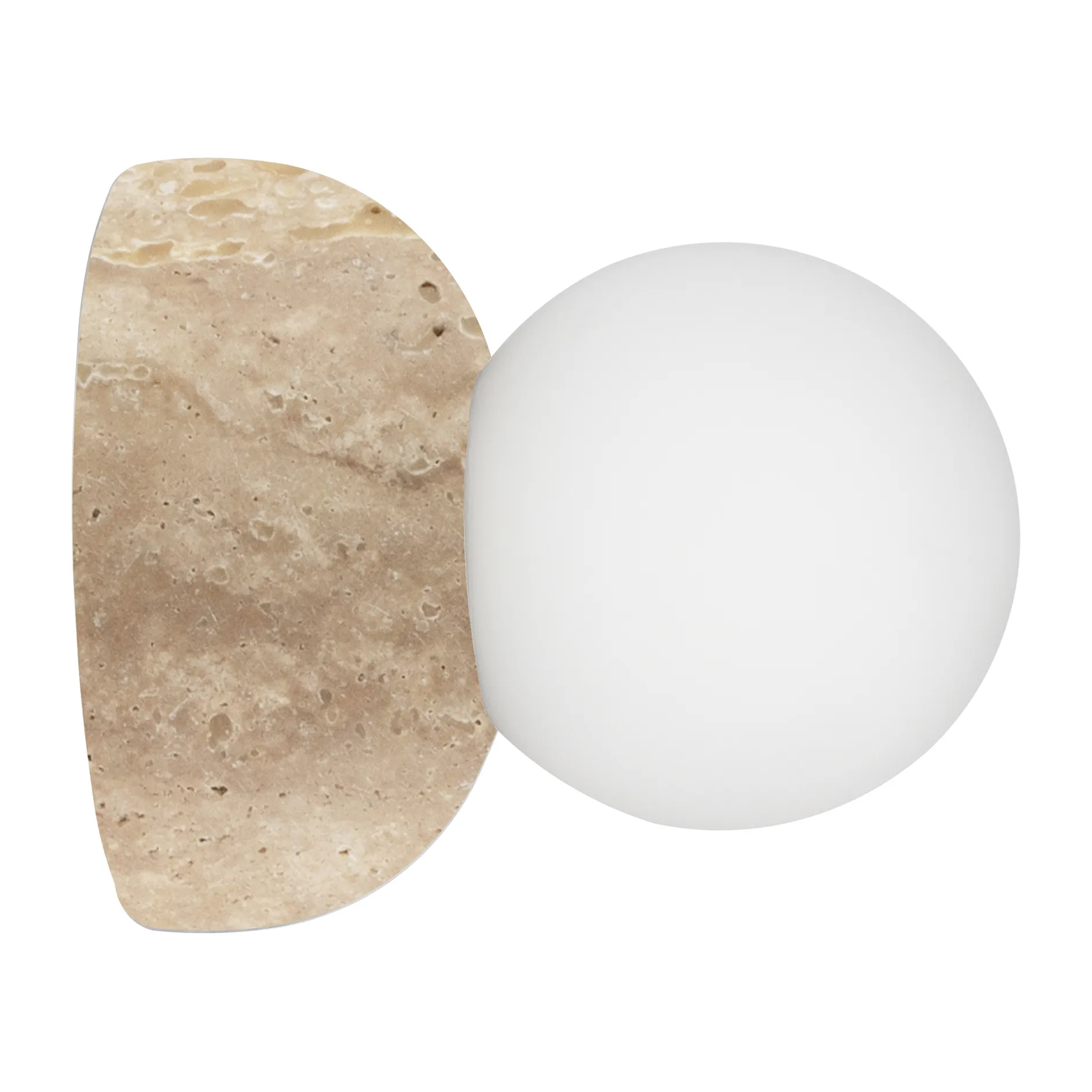 Torrano væglampe 13 cm IP44 beige - Globen Lighting - Stue - Design - Sten - Med én lyskilde
