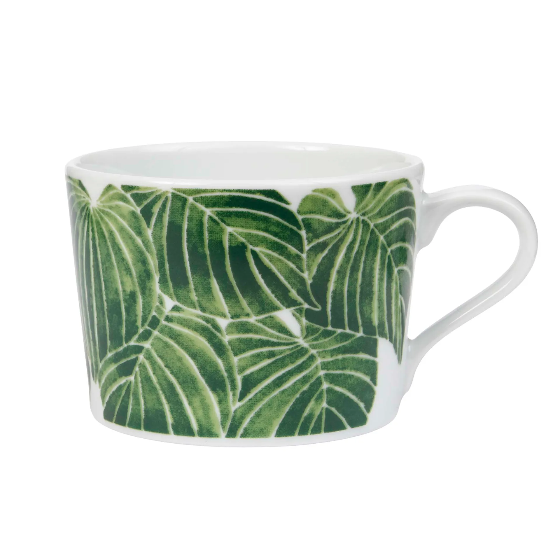 Götefors Porslin Botanica Funkia Kopp - Kaffekoppar Porslin Grön