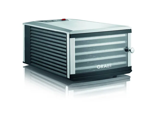 Graef DA506 Dehydrator svamptork 6 brickor, Svart
