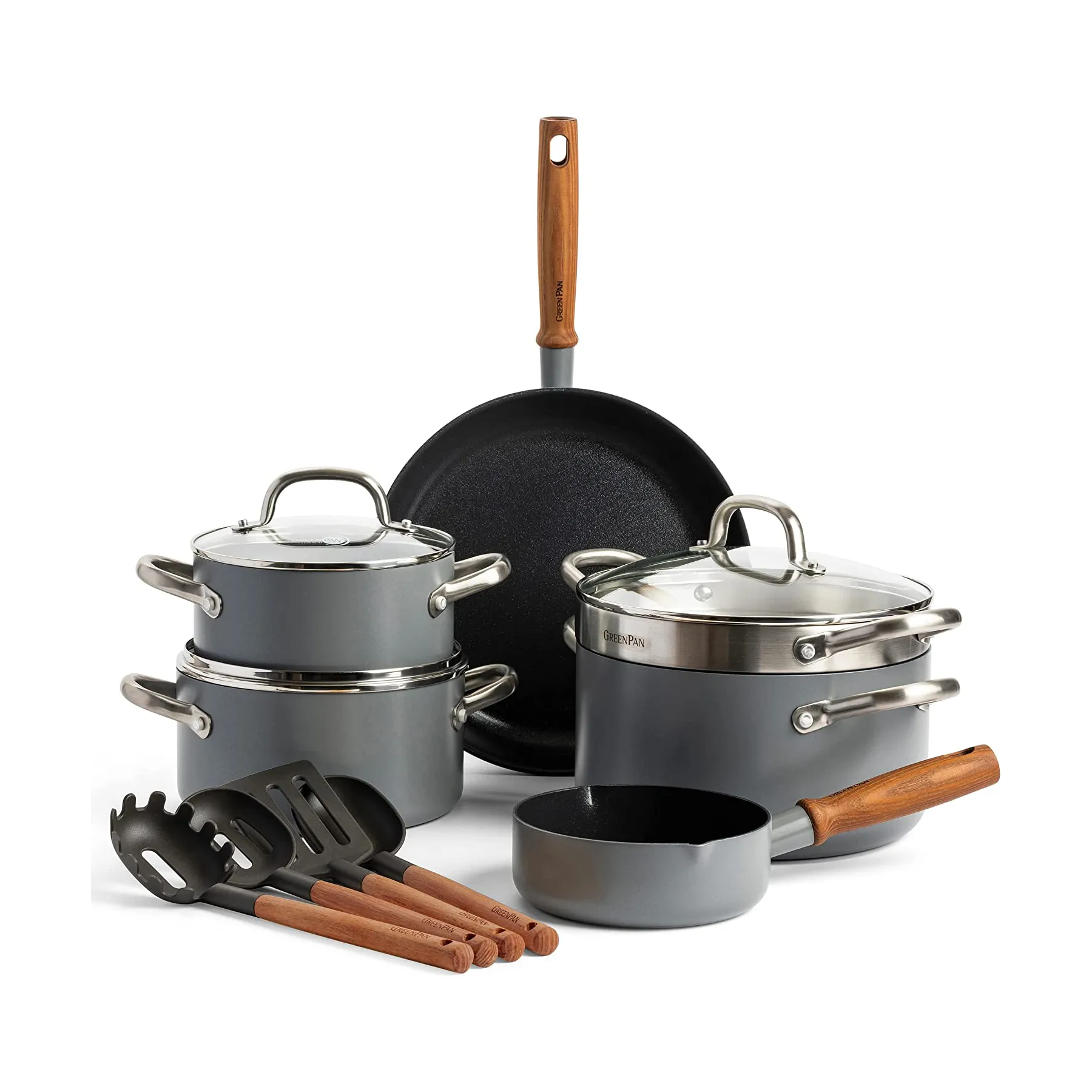 GreenPan Mayflower Pro gryde- og stegepandesæt 13 dele