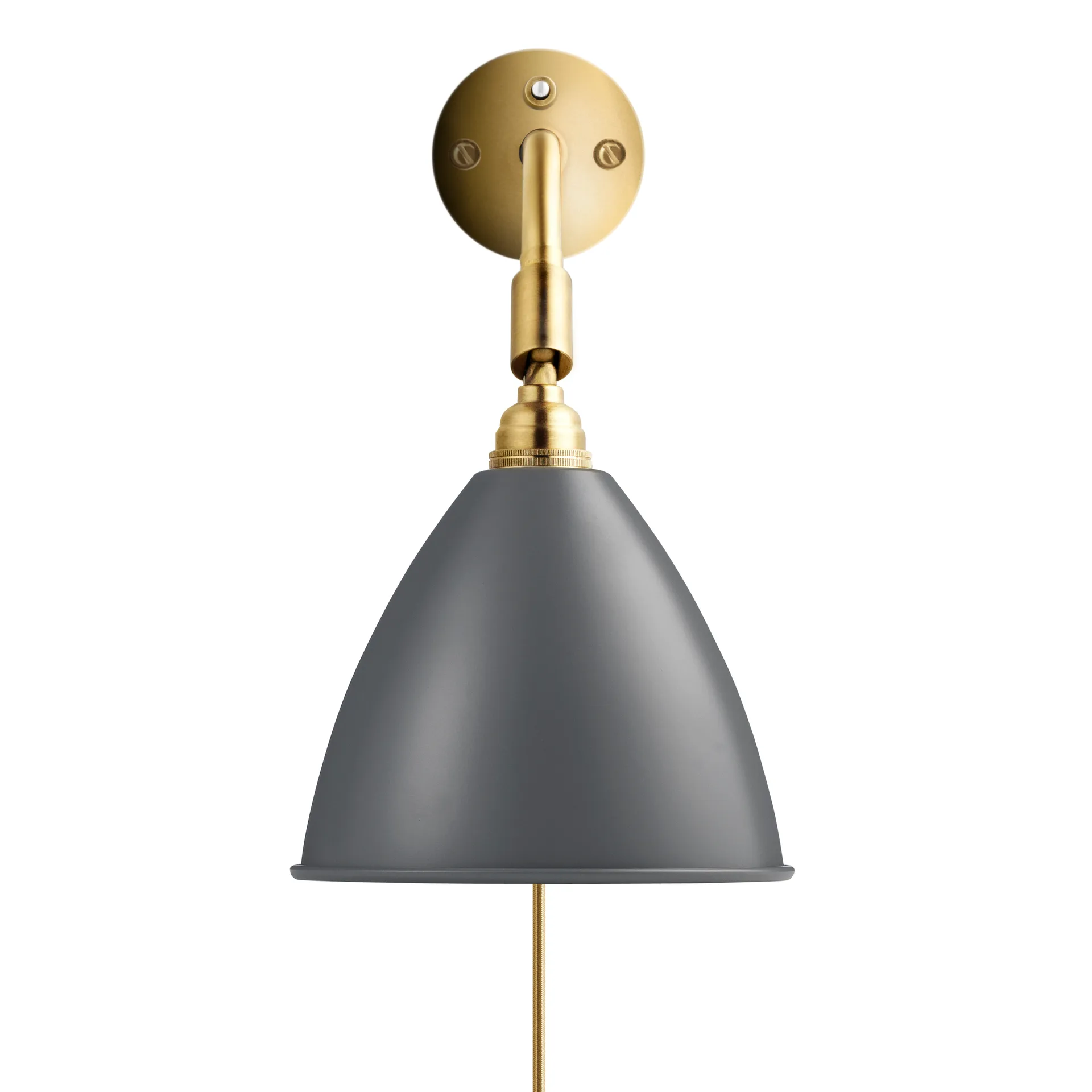 GUBI Bestlite BL7 wandlamp grijs-messing