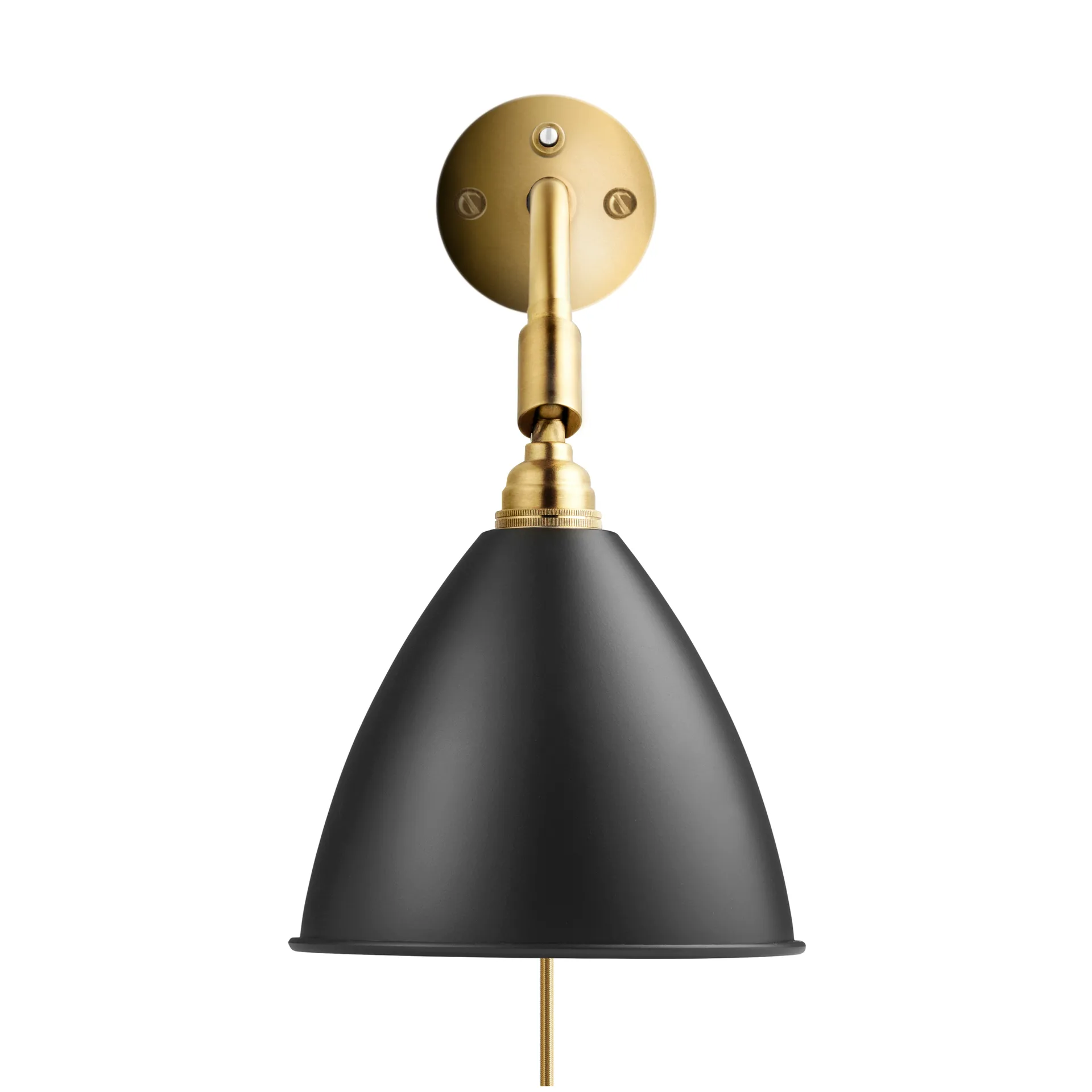 GUBI Bestlite BL7 wandlamp houtskool zwart-messing