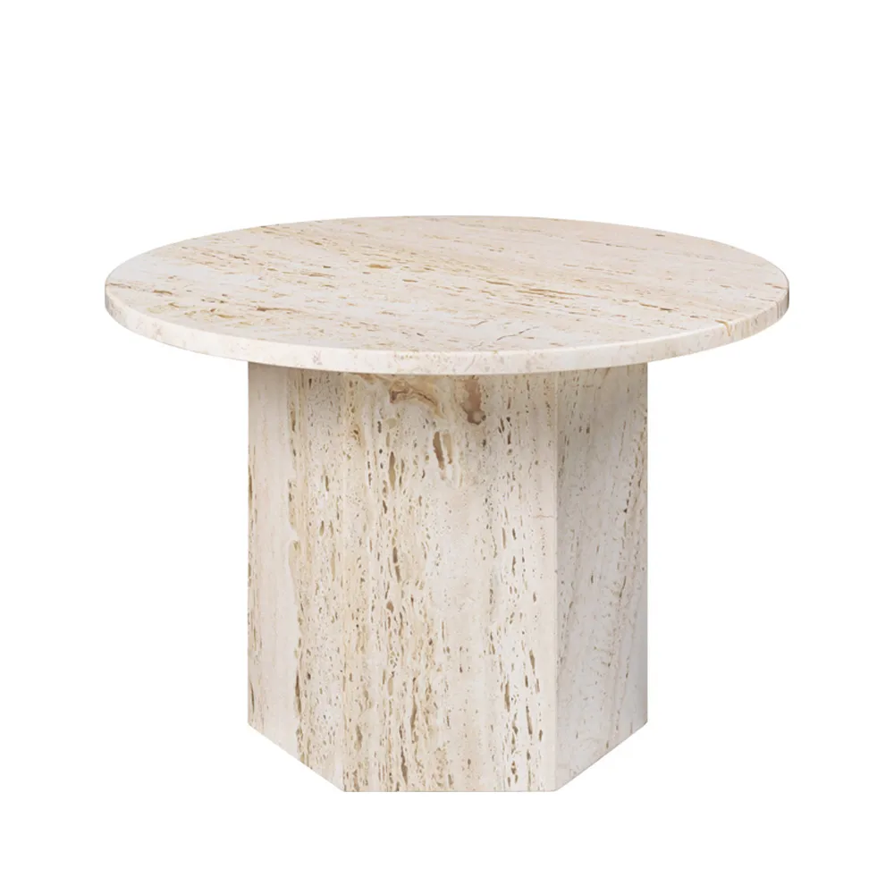 GUBI Table basse Epic White, Ø60