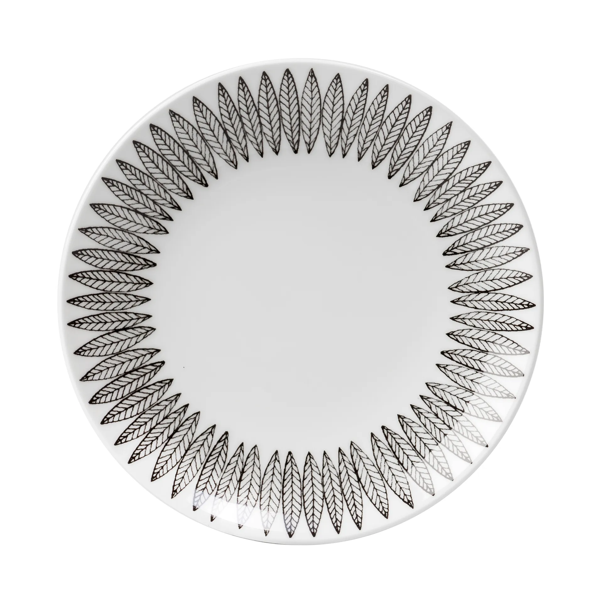 Gustavsbergs Porslinsfabrik Sort Salix tallerken Ø 22 cm