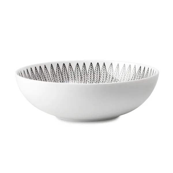 Svart Salix skål 17 cm
