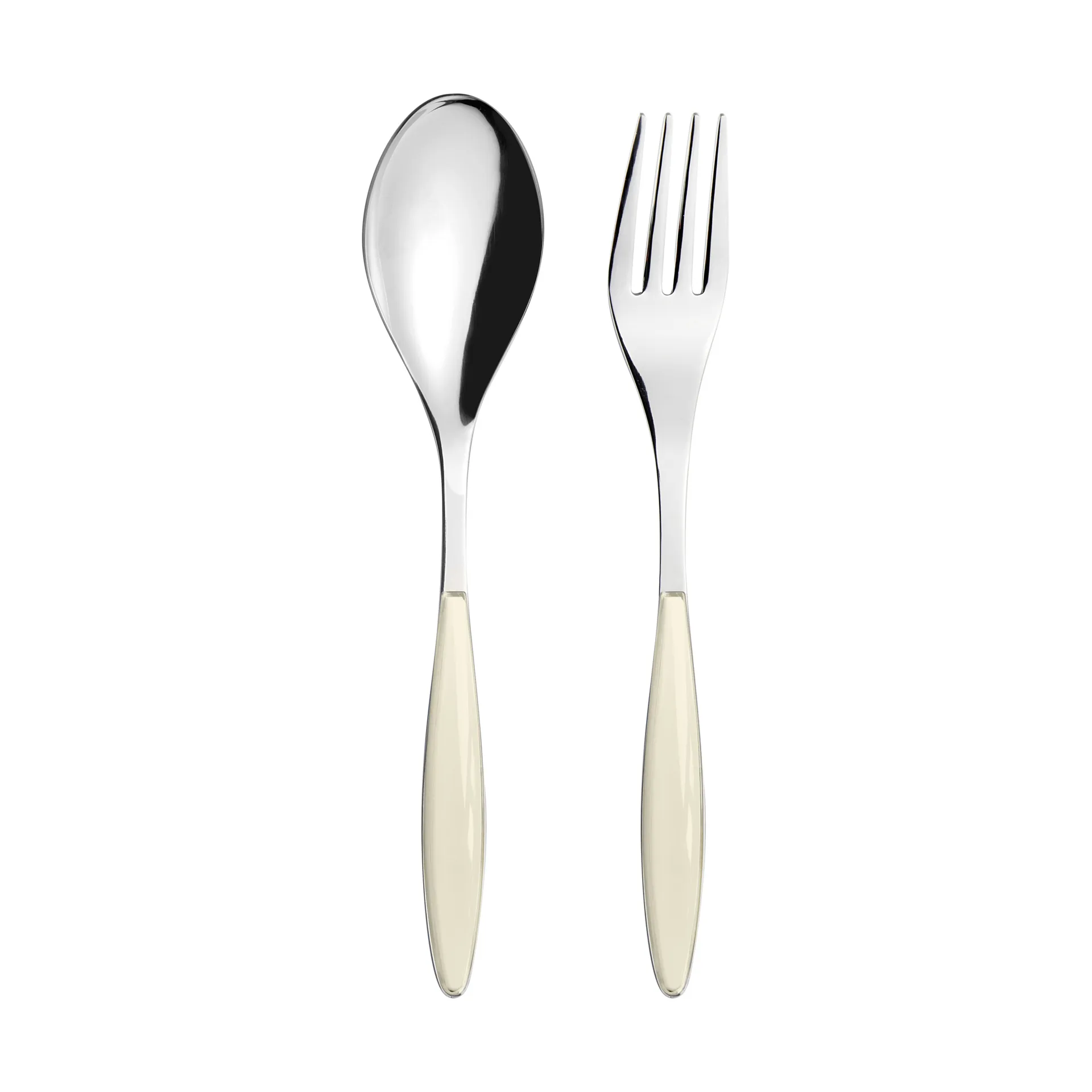 Guzzini Feeling serveringsbestik Cream, 2 dele