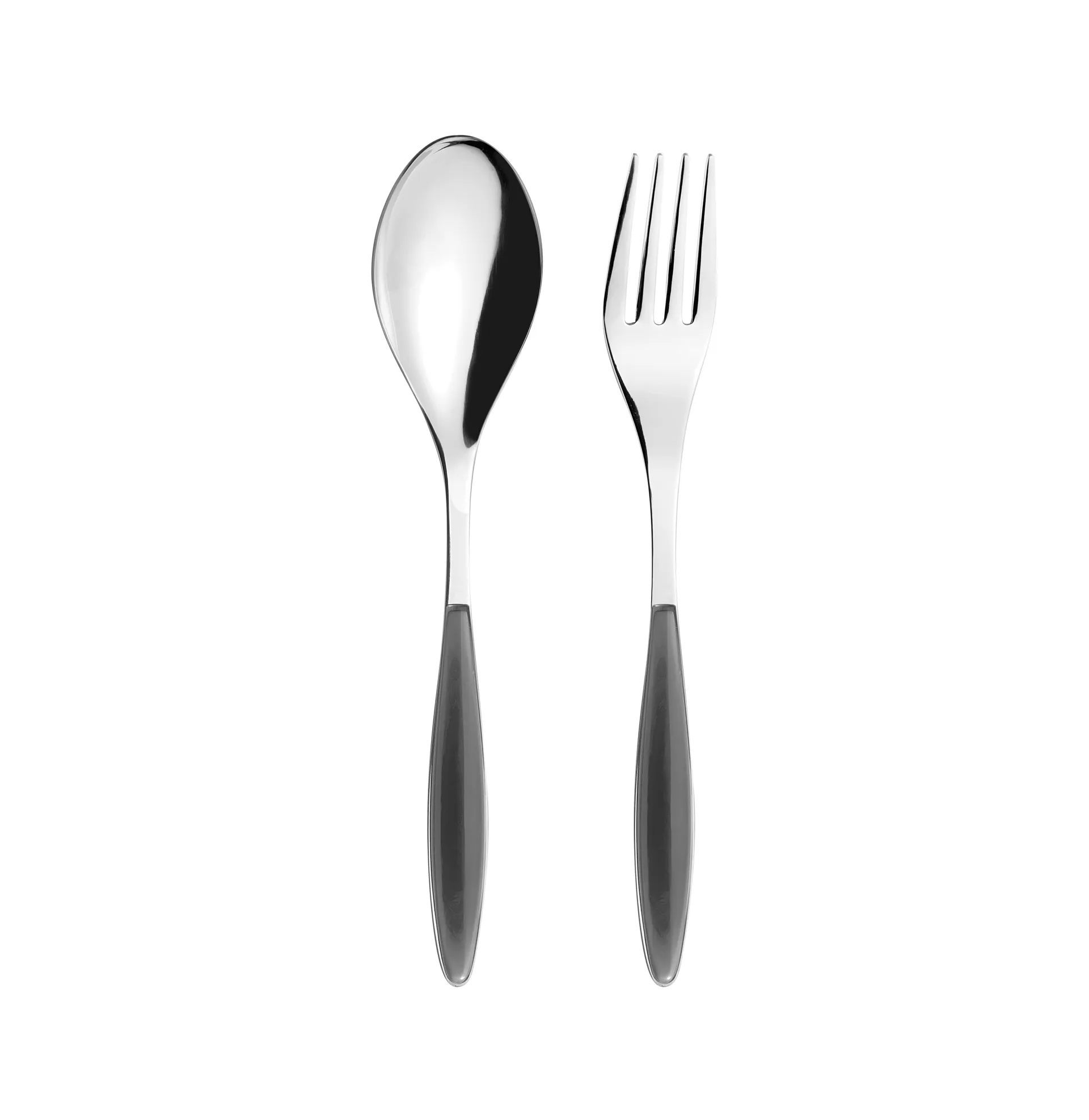Guzzini Feeling serveringsbestik Grey, 2 dele