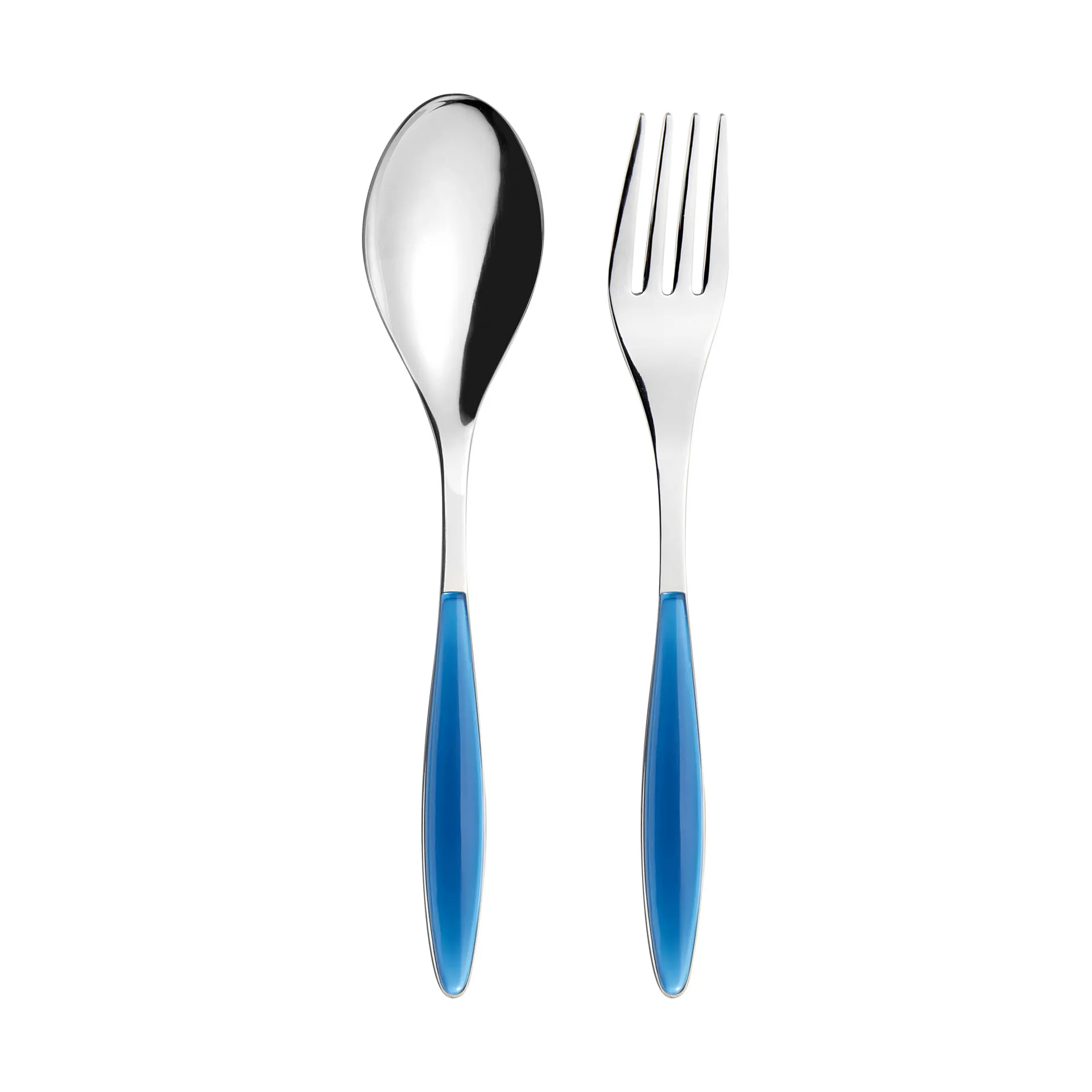 Guzzini Feeling serveringsbestik Mediterranean blue, 2 dele