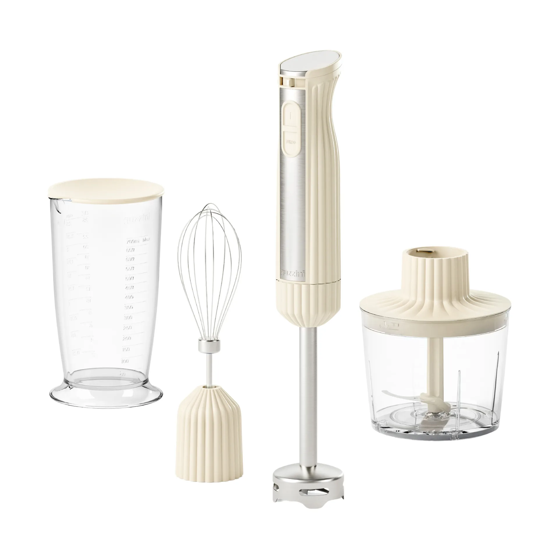 Guzzini Sous chef stavblender Cream, 4 dele