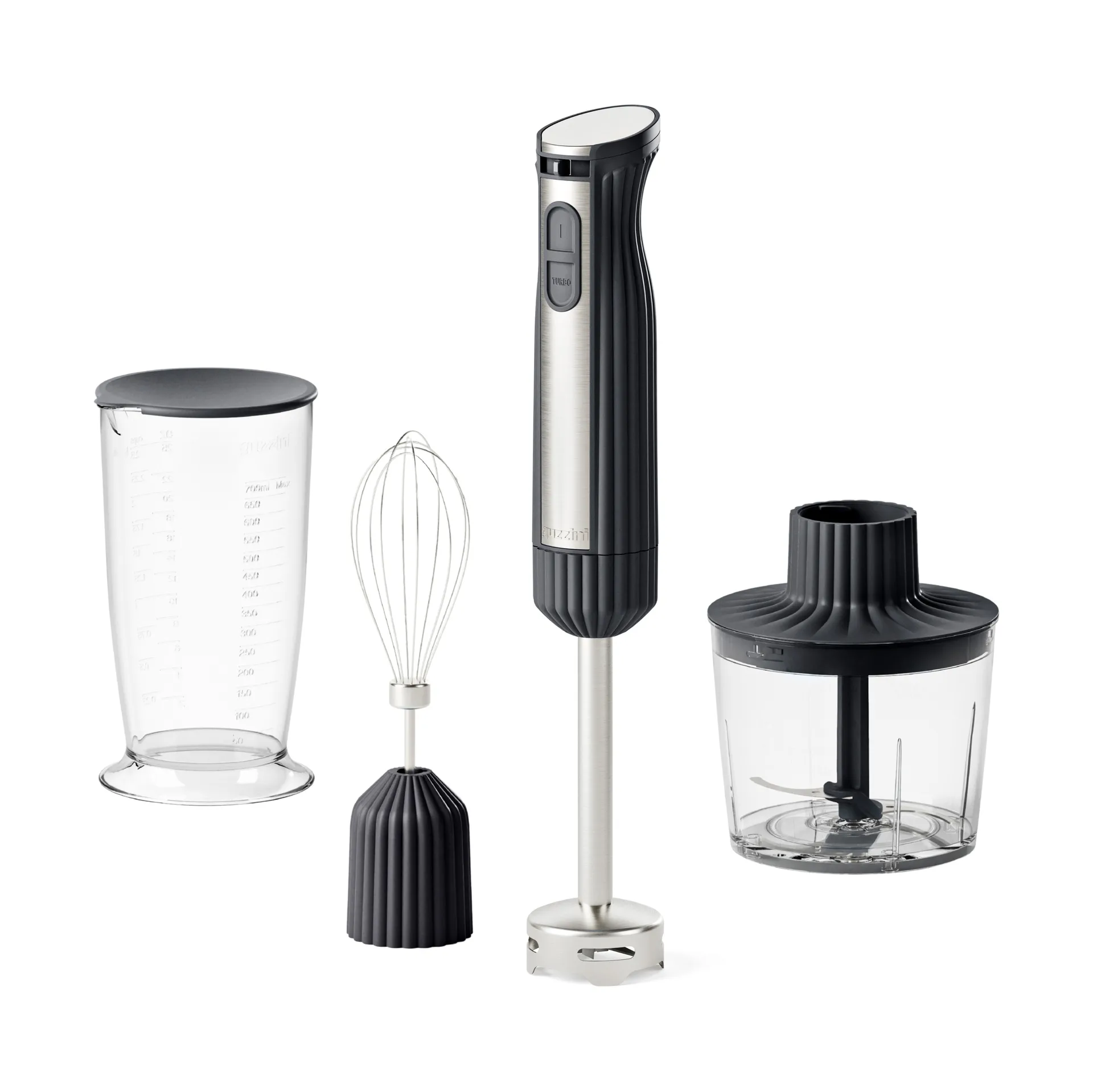 Guzzini Sous chef stavblender Grey, 4 dele
