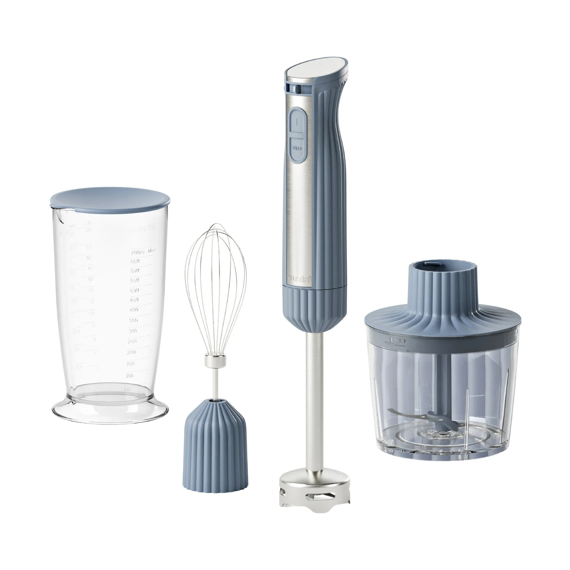 Guzzini Sous chef stavblender Navy blue, 4 dele