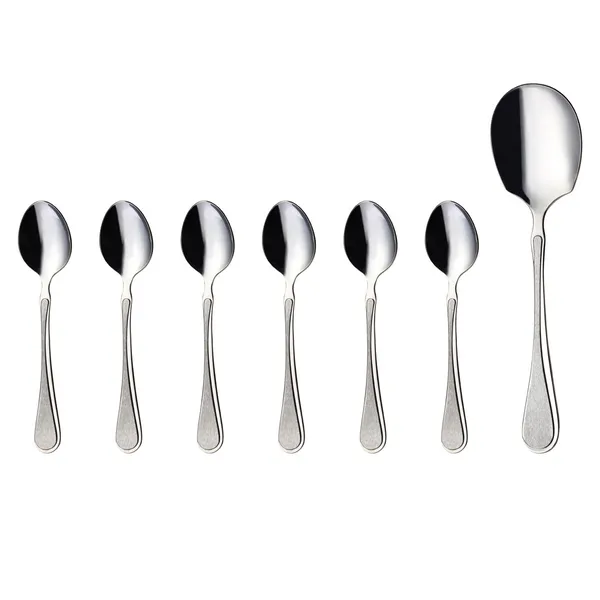 Carina dessertset 7 delar, Rostfritt stål