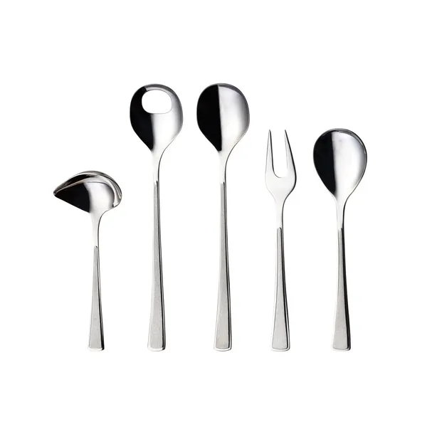 Ramona serveringsset 5 delar, Rostfritt stål