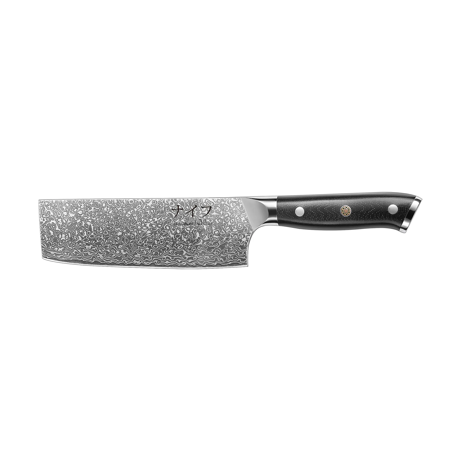 Hâws Damascus By Hâws grøntsagskniv 30 cm Sort-rustfrit stål