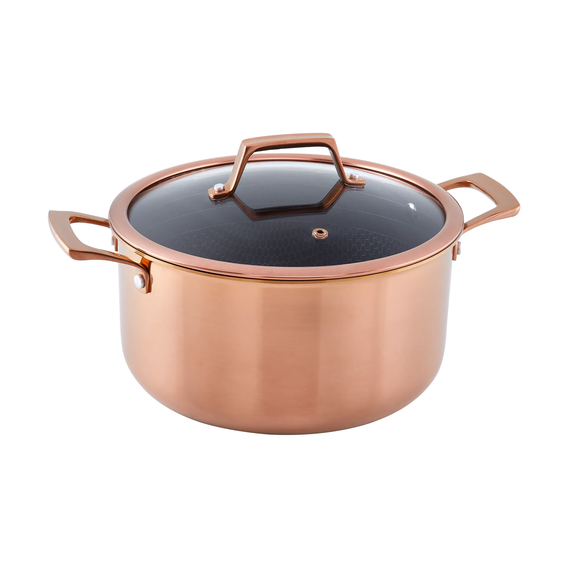 Hâws Hâws Santo gryde med låg hybrid coating 5,8 L Rose Gold