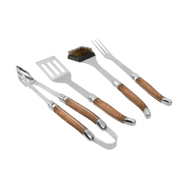 Laguiole By Hâws BBQ grillset 4-delar, Oak