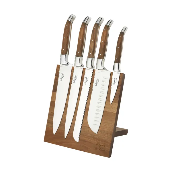 Laguiole By Hâws knivset med block 6-delar