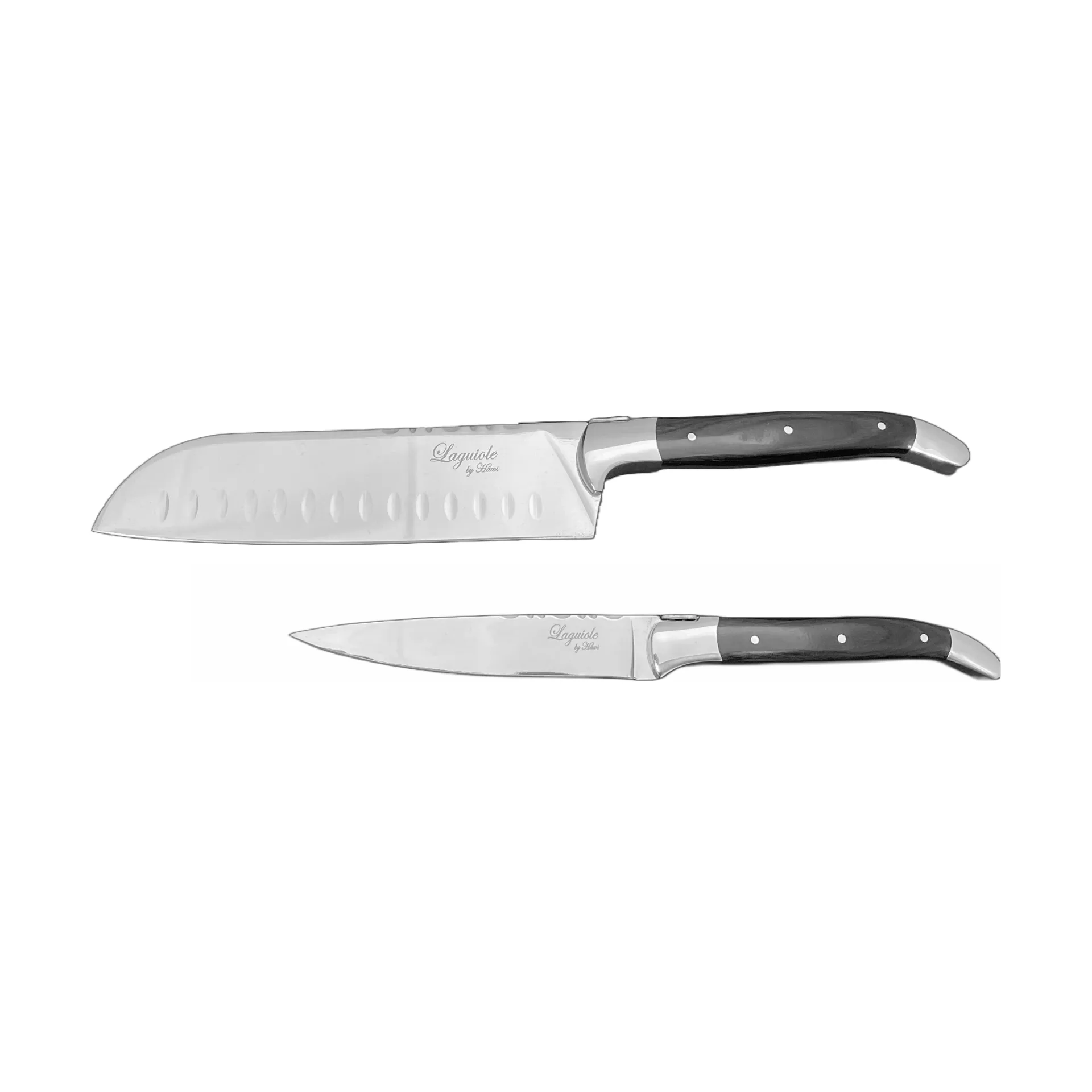 Hâws Laguiole By Hâws kokkeknivsæt 2 dele Black Wood