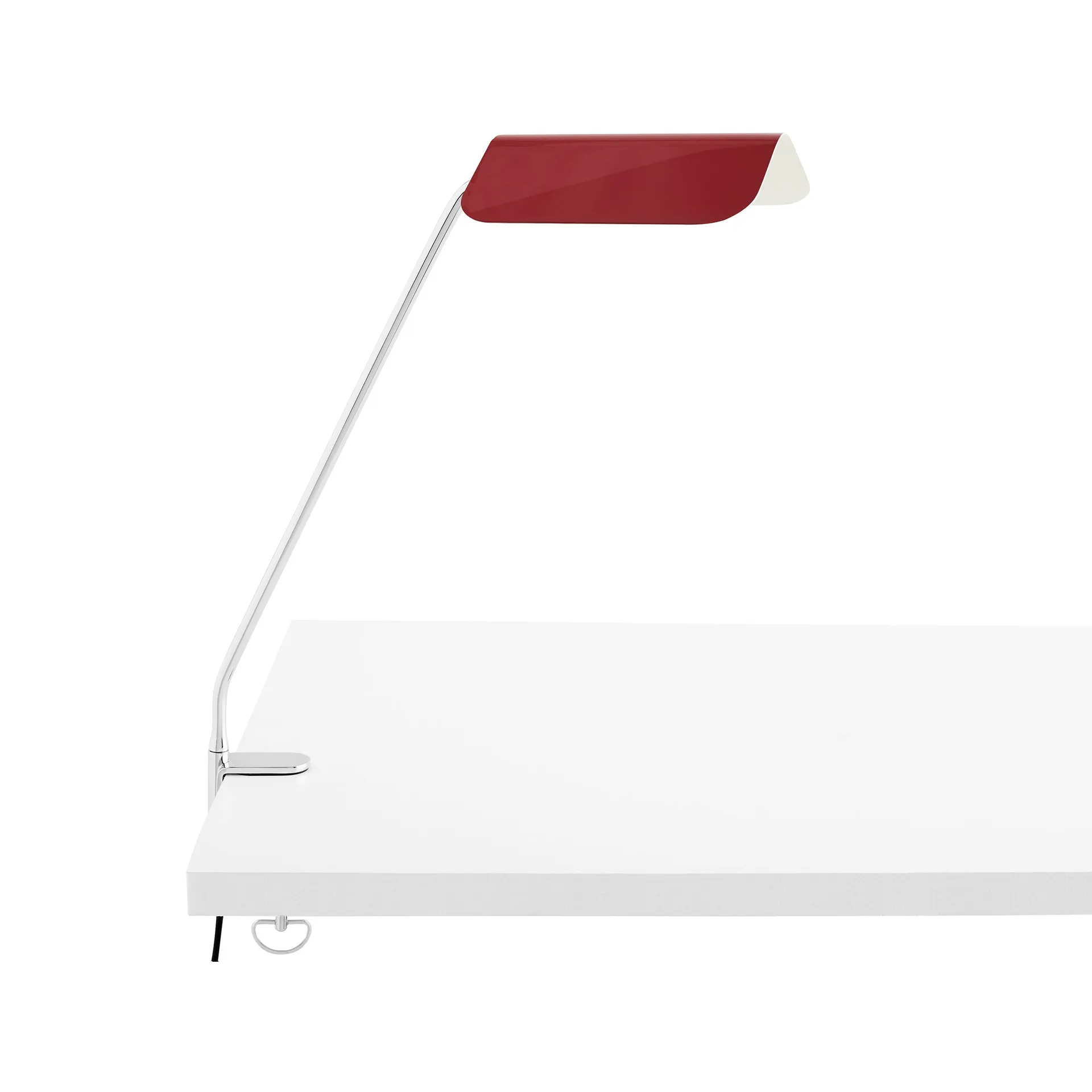 Apex klemmelampe, rød, højde 43 cm, E14, stål – HAY - Kontor / arbejdsværelse - Design - Metal - Med én lyskilde