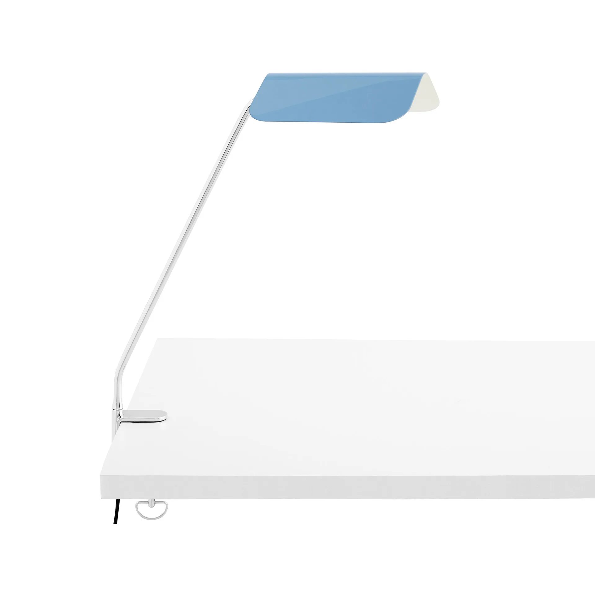 Apex klemmelampe, pastellblå, højde 43 cm, E14, stål – HAY - Kontor / arbejdsværelse - Design - Metal - Med én lyskilde