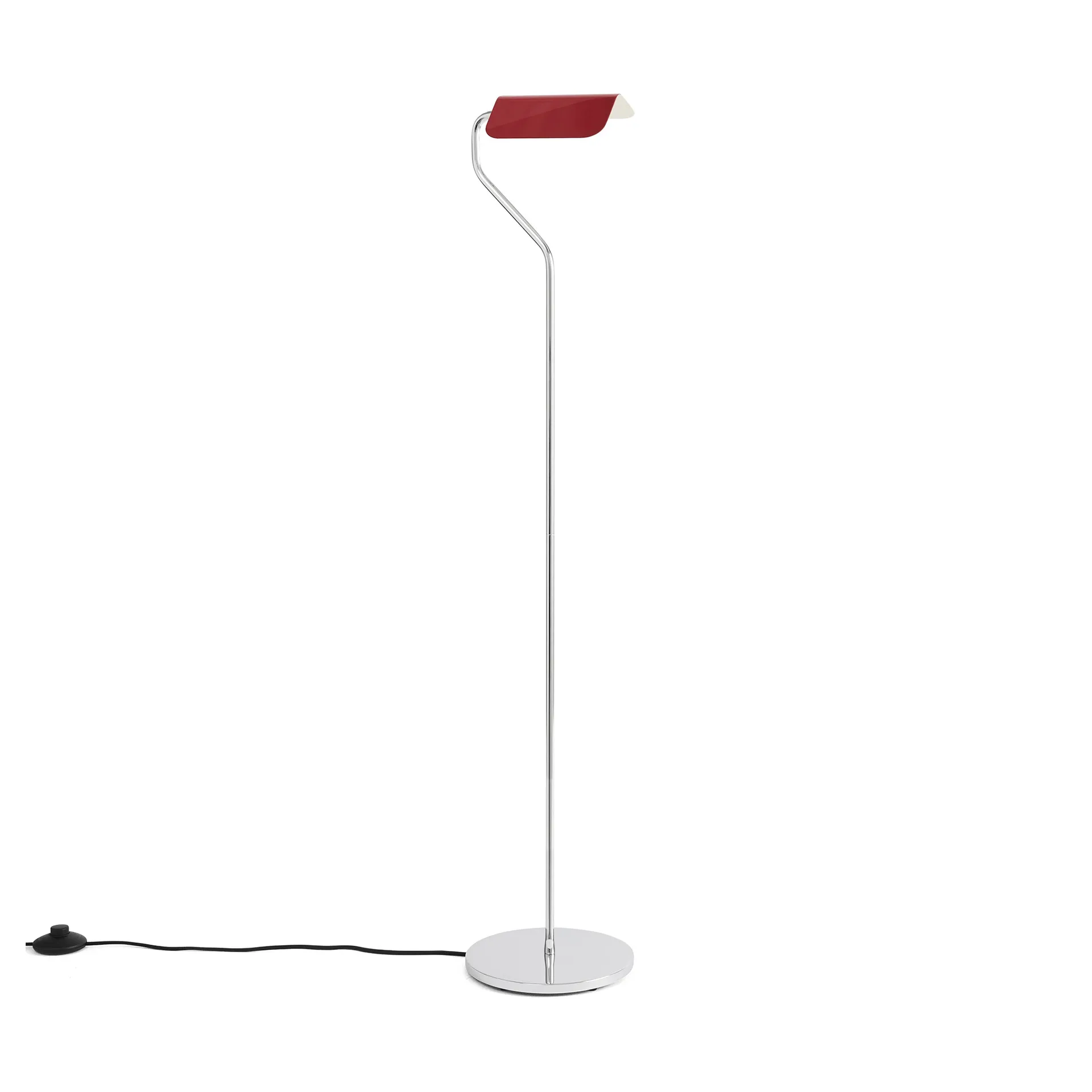 Apex gulvlampe, rød, højde 110 cm, E14, stål – HAY - Stue - Design - Metal - Med én lyskilde