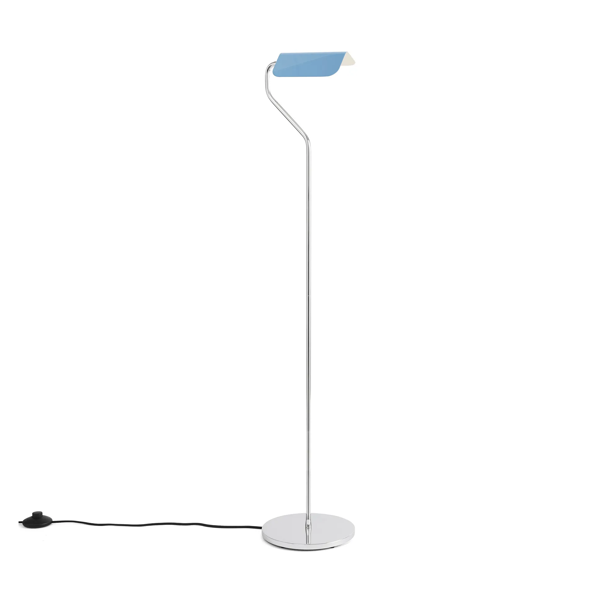 Apex gulvlampe, pastellblå, højde 110 cm, E14, stål – HAY - Stue - Design - Metal - Med én lyskilde
