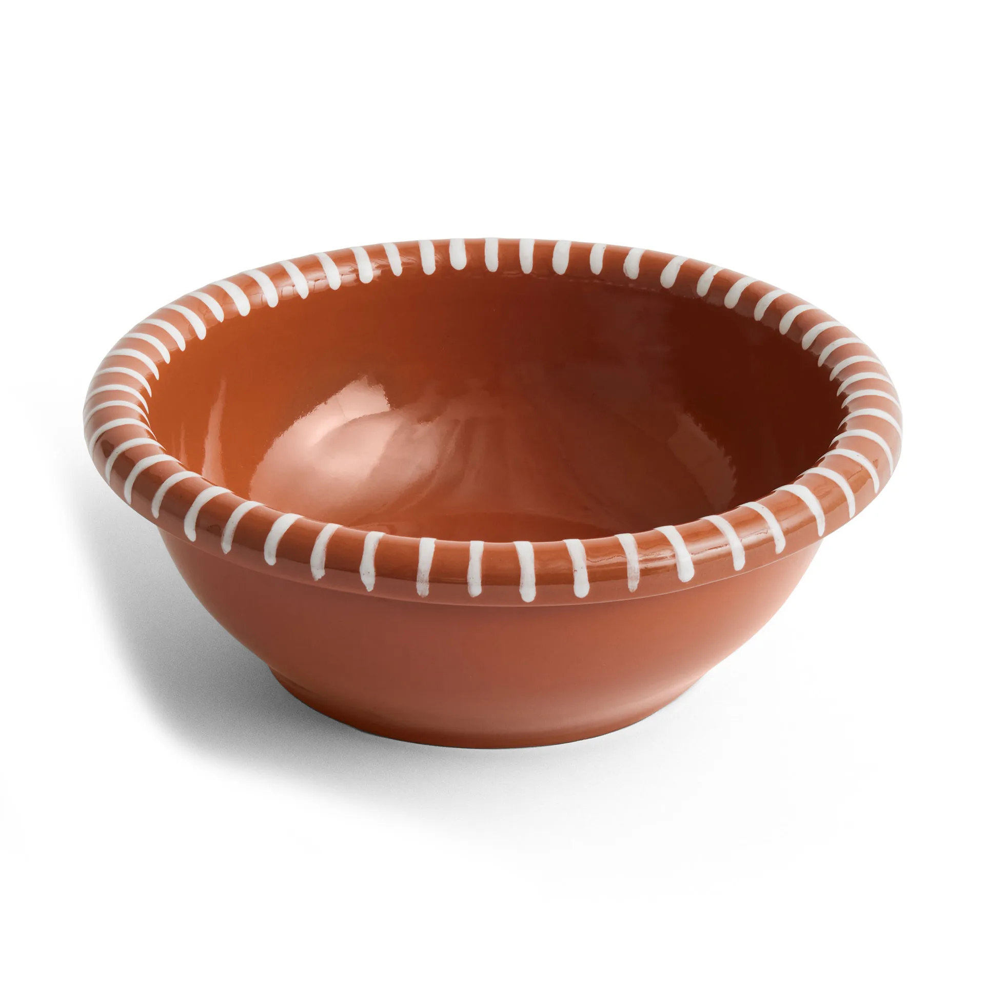 Hay Barro Salad Bowl Large - Salladsskålar Terrakotta Natural