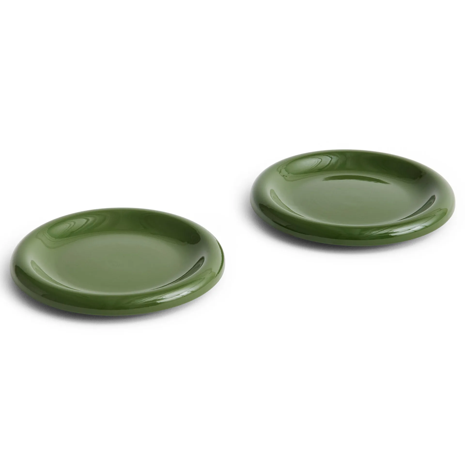 HAY Barro tallrik Green, &Oslash;18 cm 2-pack