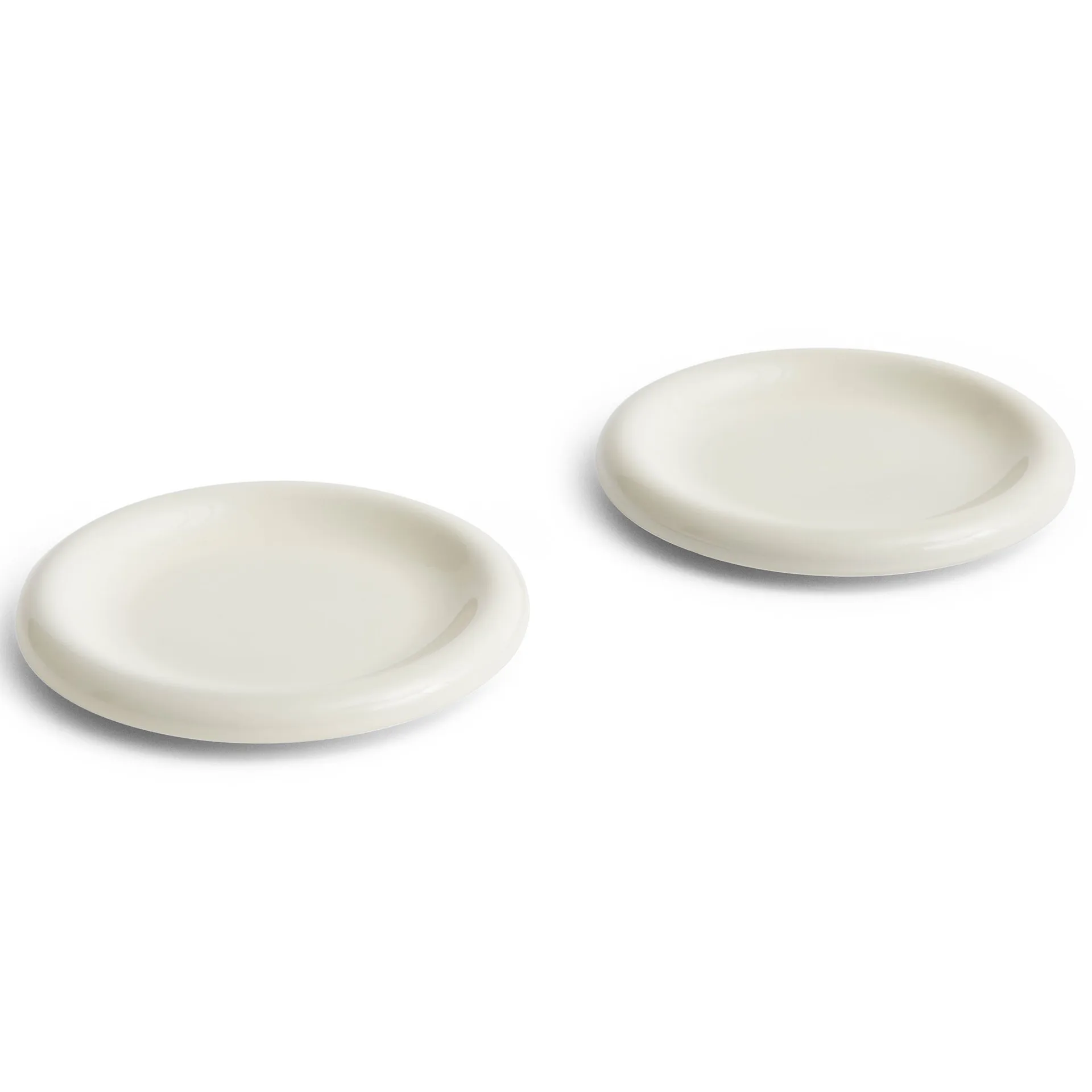HAY Barro tallrik Off-white, &Oslash;18 cm 2-pack