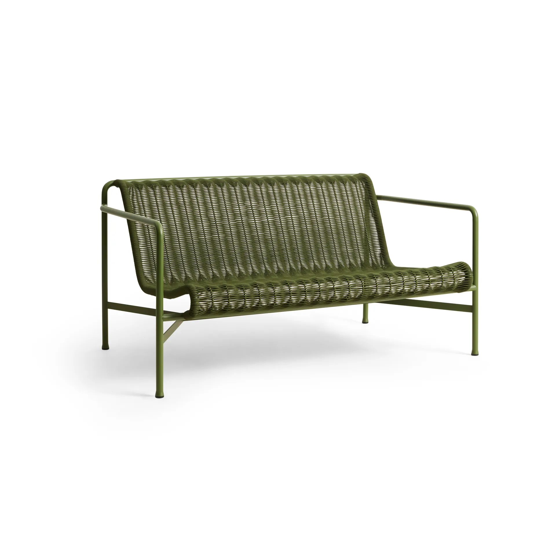 HAY Canapé lounge Palissade Cord Olive