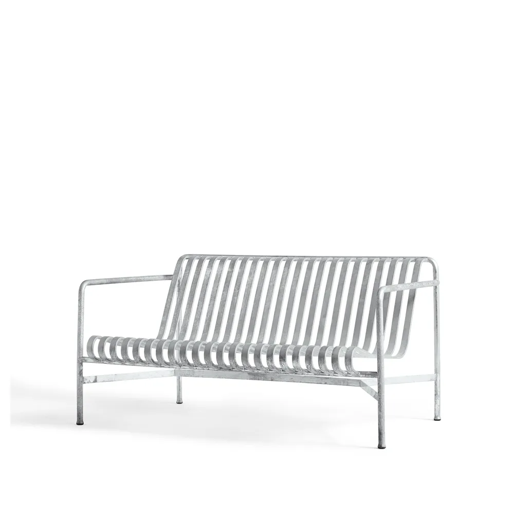 HAY Canapé lounge Palissade hot galvanized