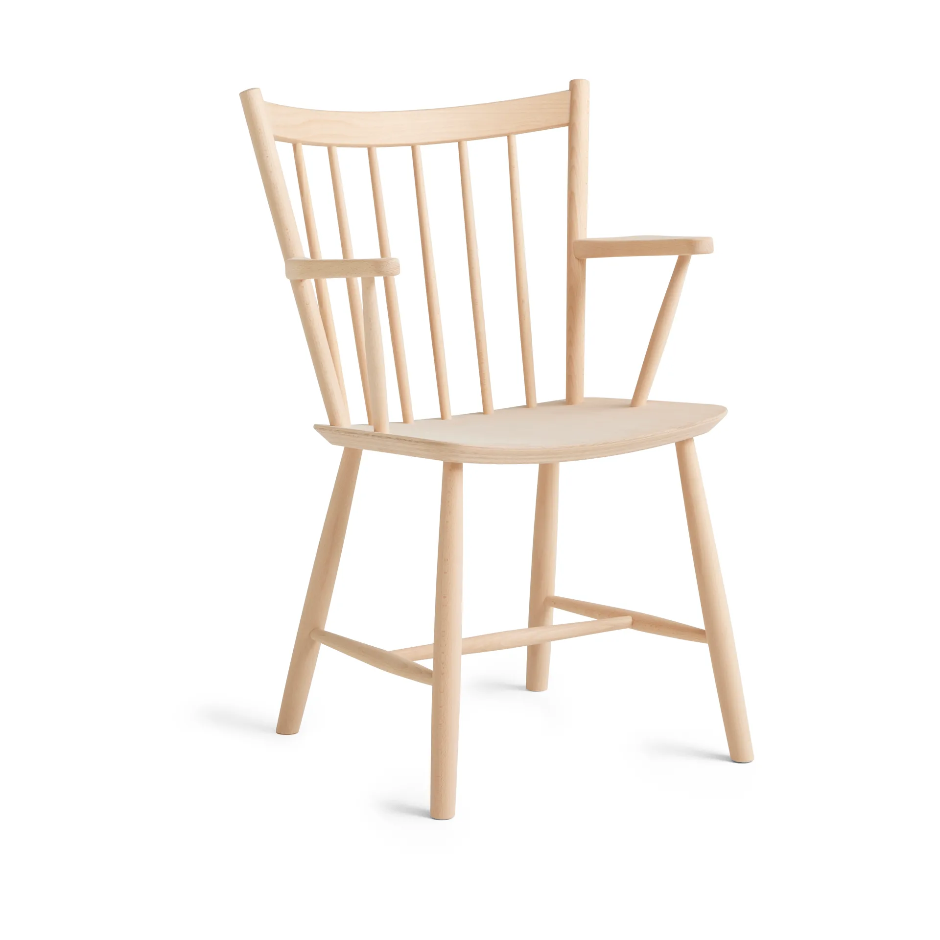 HAY Chaise à accoudoirs J42 Hêtre