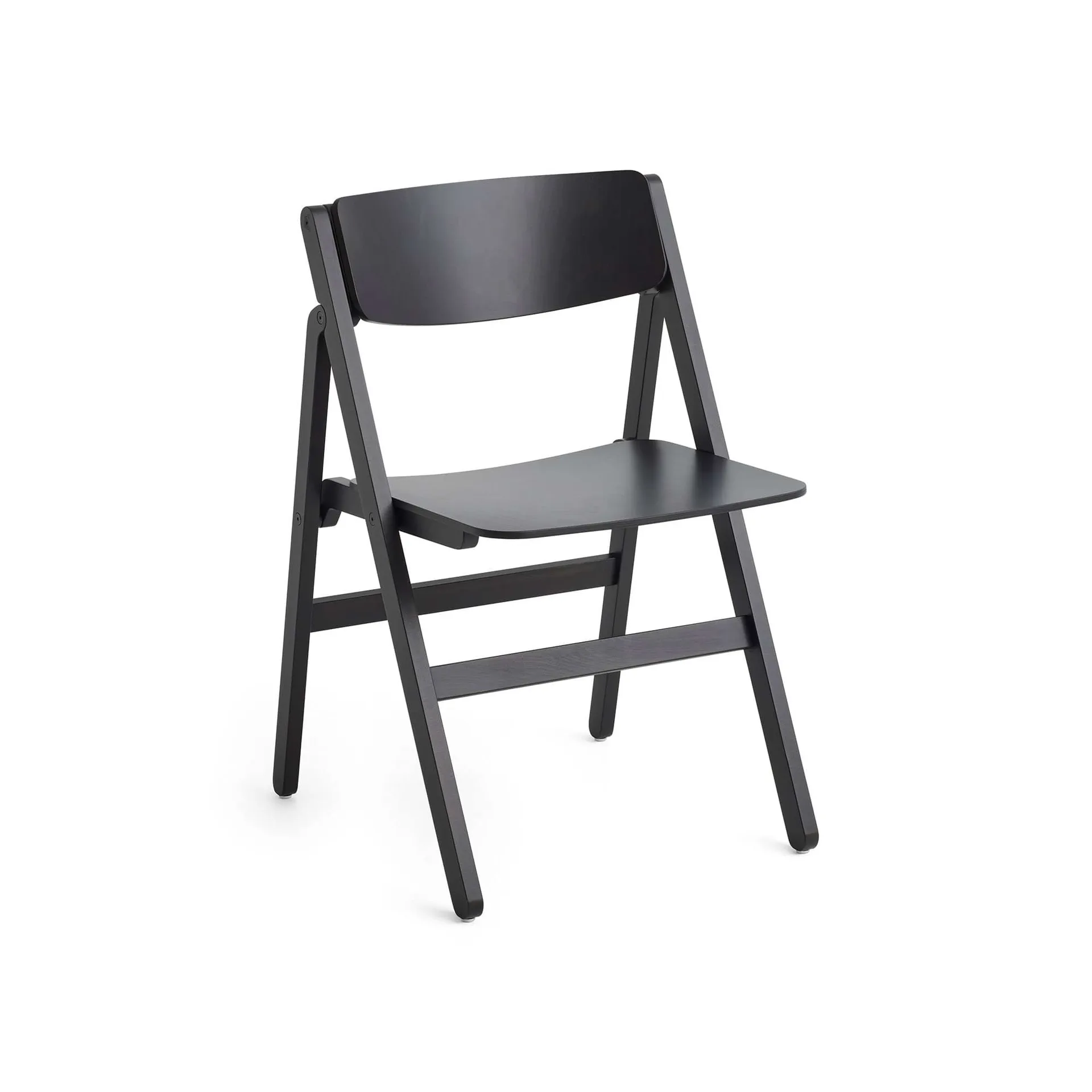 HAY Chaise Backflip Chair Anthracite, hêtre laqué