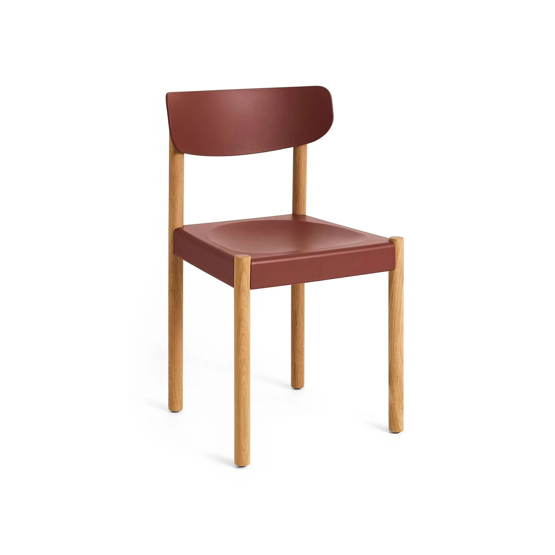 HAY Chaise Pack Chair 10 Chêne huilé-hull red