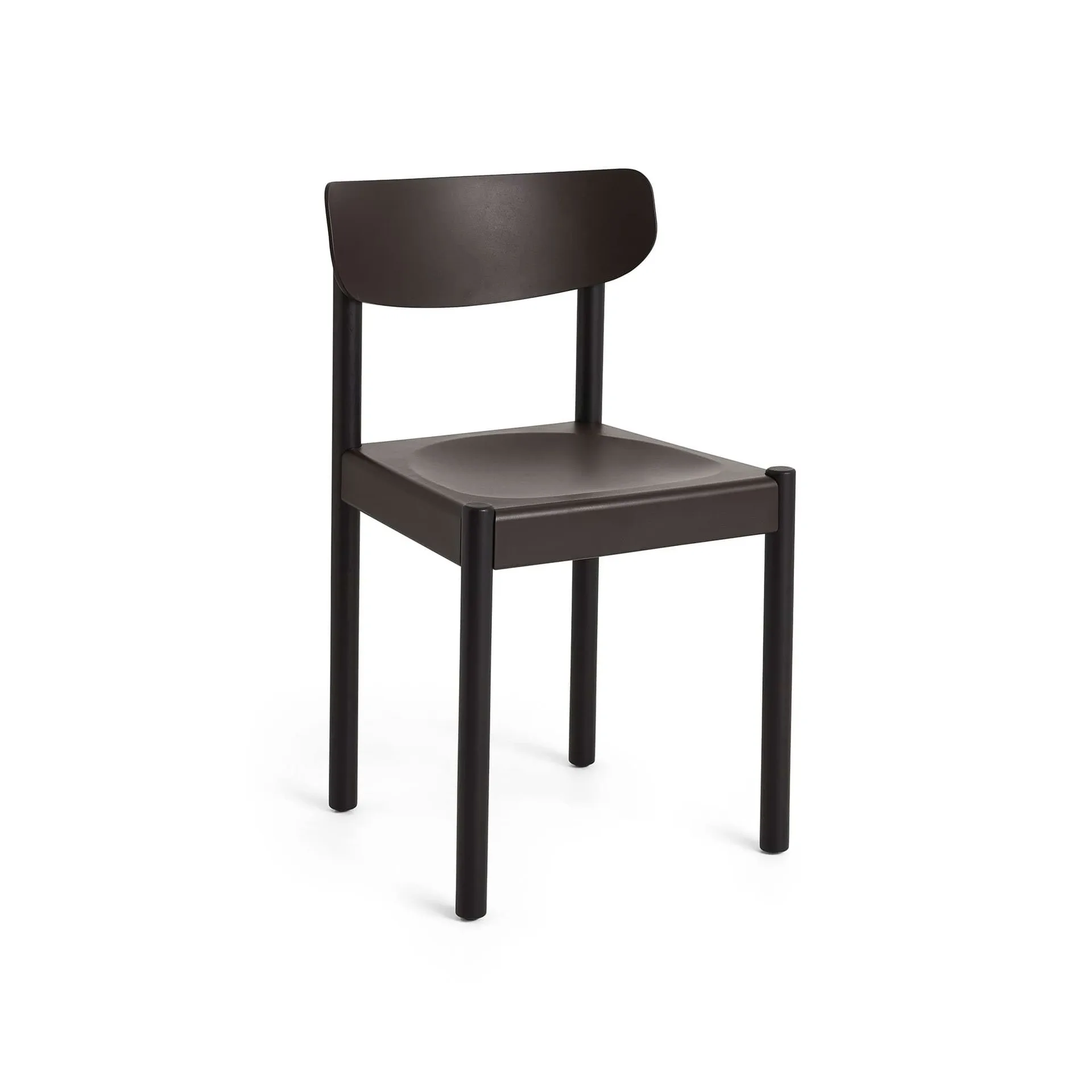 HAY Chaise Pack Chair 10 Iron black chêne-graphite brown