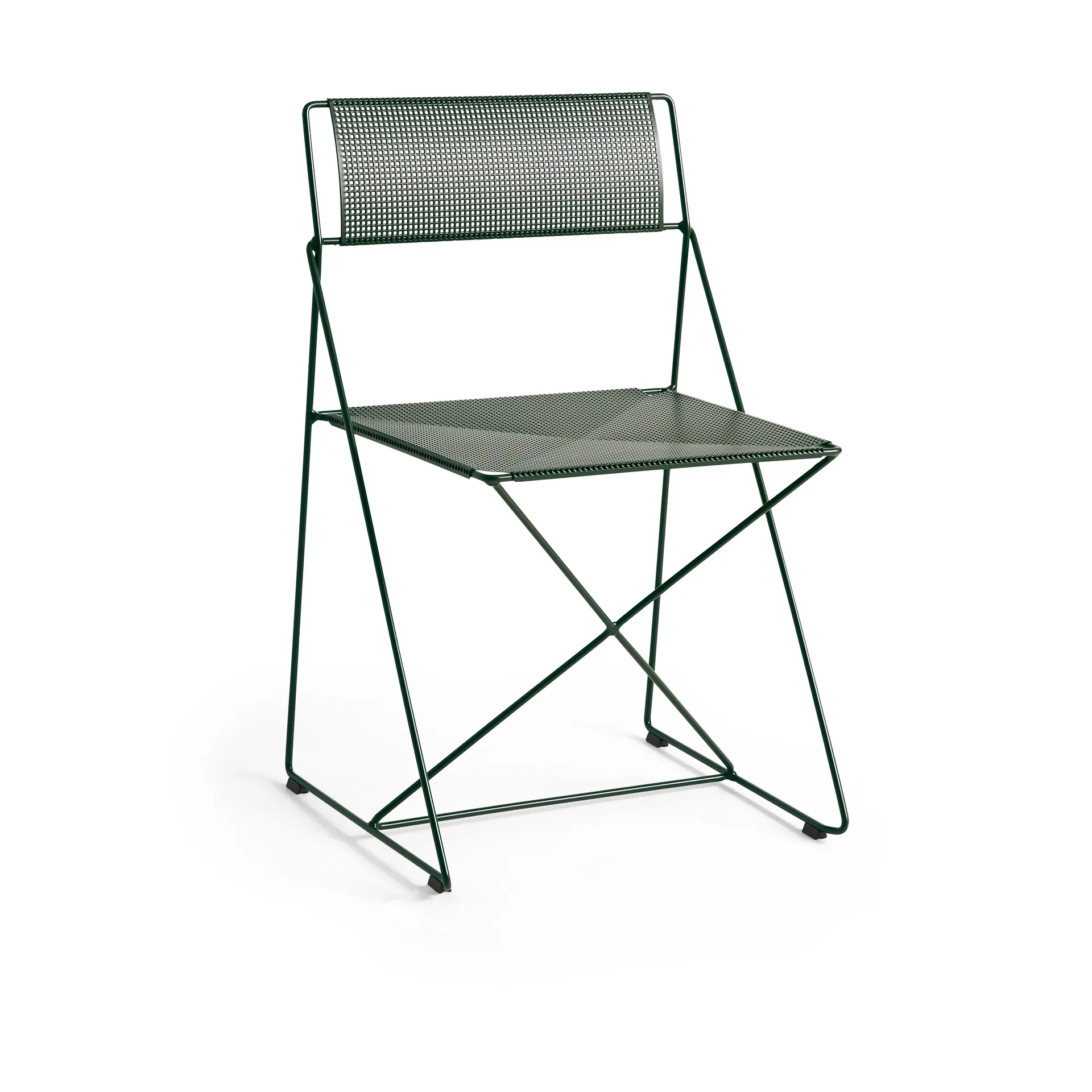 HAY Chaise X-Line Indoor Outdoor Autumn green