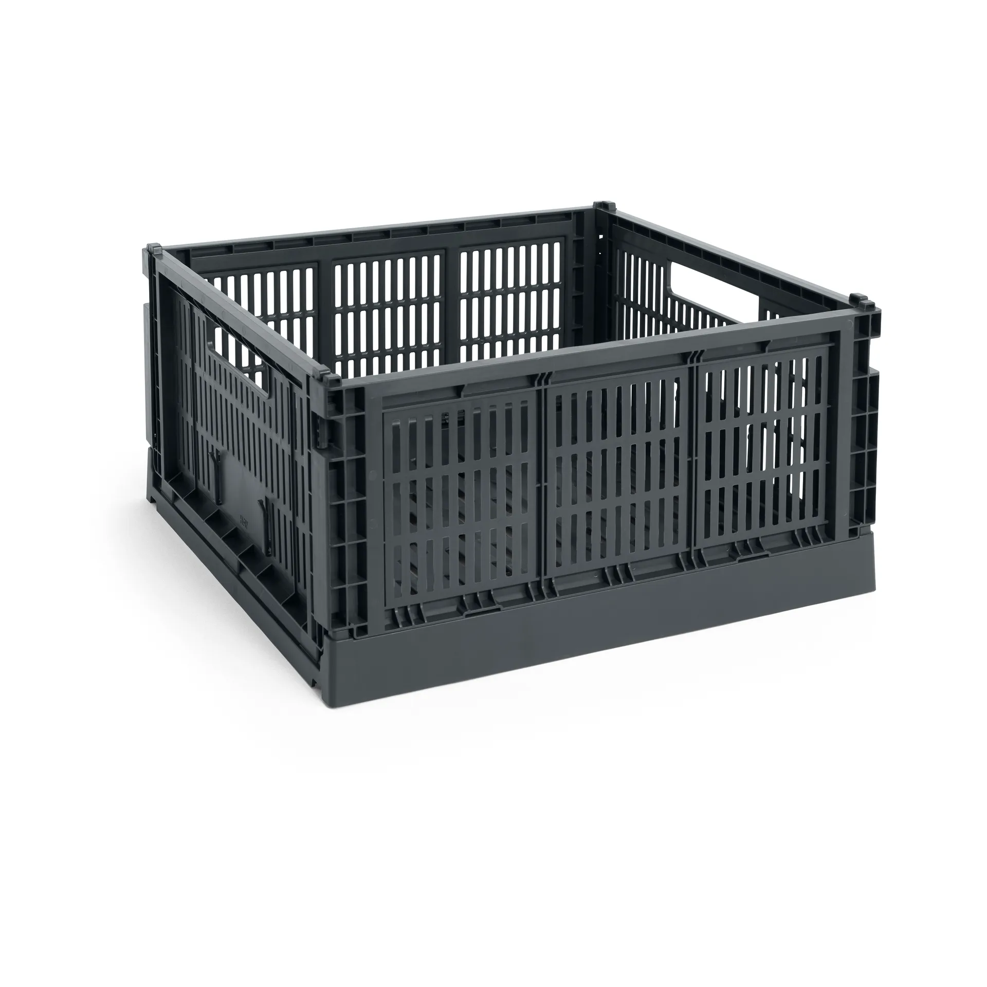 HAY Colour Crate L Square cm Charcoal