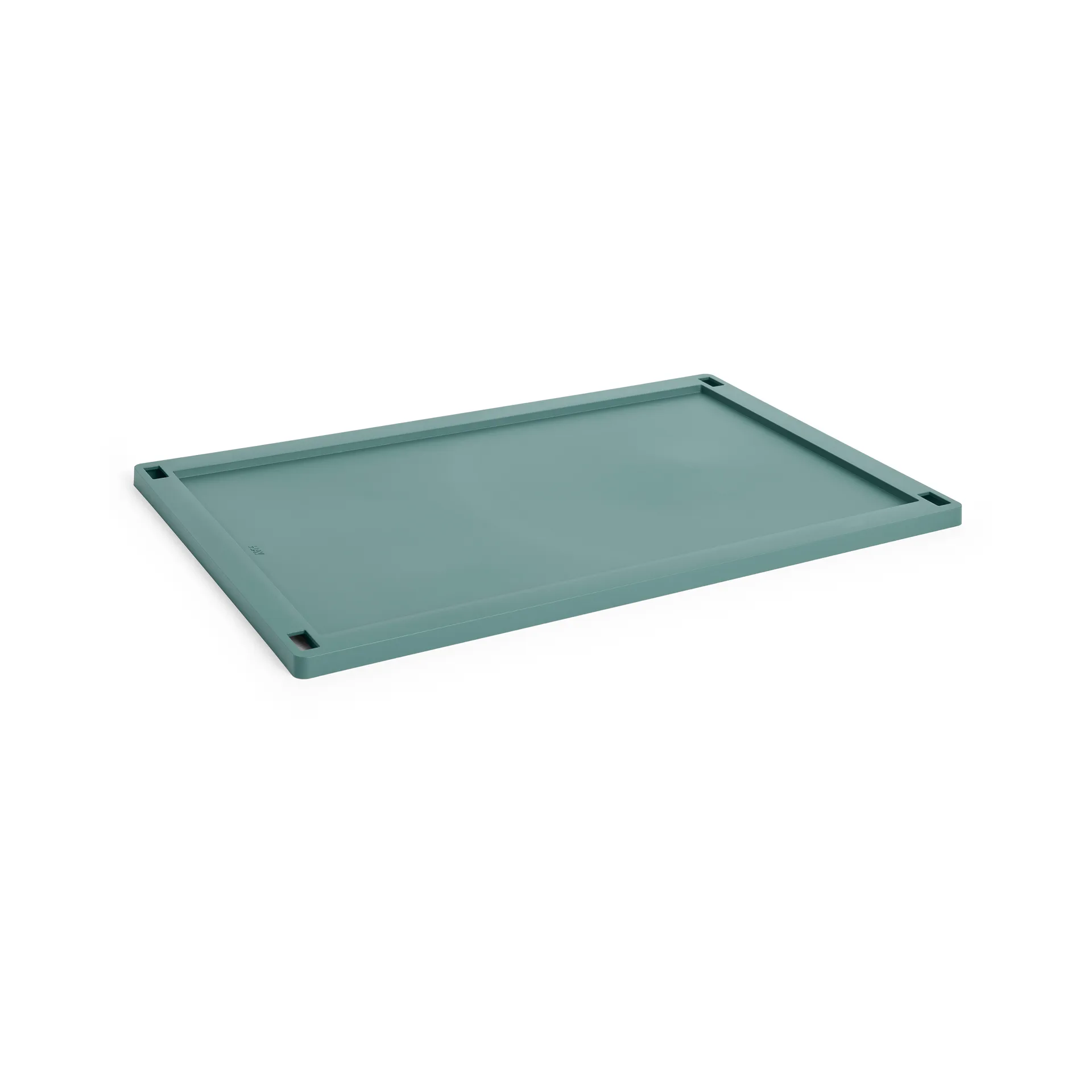 HAY Colour Crate lock plastic large Dark green
