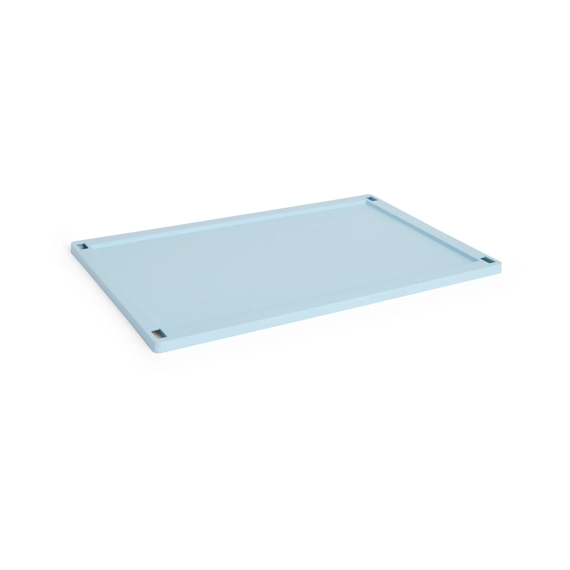HAY Colour Crate lock plastic large Soft blue