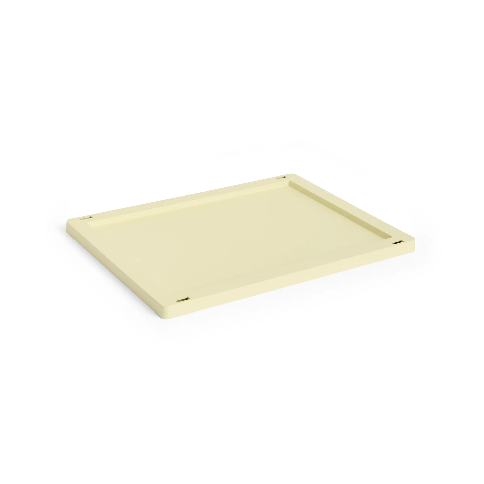 HAY Colour Crate lock plastic medium Light yellow